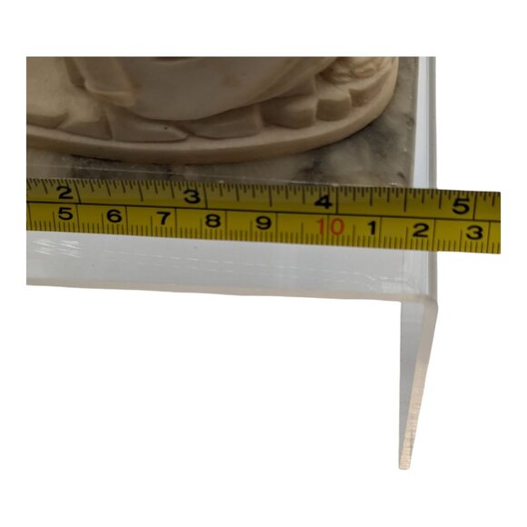 Vintage Pieta Mary & Jesus Resin Figurine With Marble Base Religious Sculpture - Picture 3 of 14